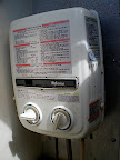 The instant on propane hot water heater
