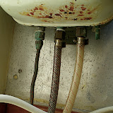 Signs of wear and tear. No way to tell if it leaks until we test it out.