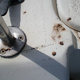 Gelcoat cracks that are common on Gemini's