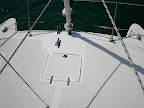 The foredeck.