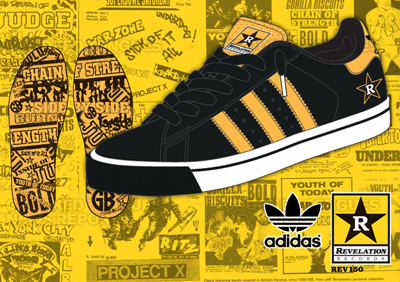 DOUBLE CROSS: Adidas X – Revelation Records – @theclick