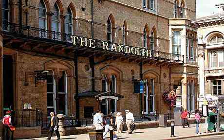 Randolph hotel, Oxford, road house review