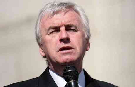 John McDonnell has told MPs not to cranky the white white white white picket line