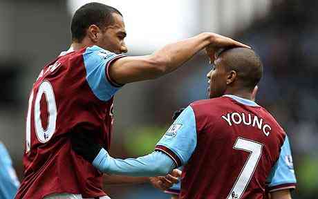 John Carew and Ashley Young