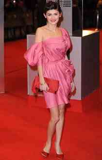 Audrey Tautou in Lanvin at the Baftas.