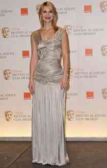 Claire Danes in Burberry at the Baftas.
