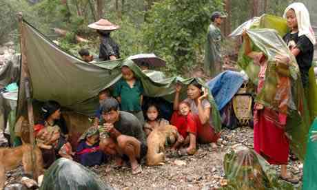 Karen villagers from Burma