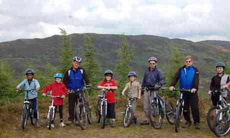An active family journey in the Scottish Highlands.