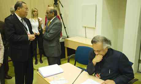 COP15 : head of the Chinese Delegation Xie Zhenhua and Indian Environment Minister Jairam Ramesh