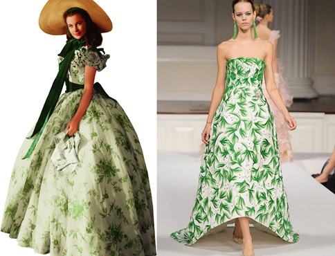 gwtw green dress
