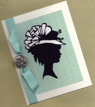 etsy card silhouette