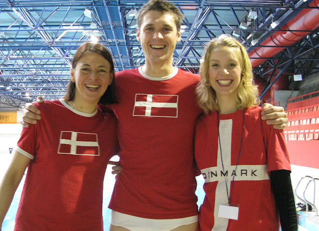 Cristina, Morten og Astrid fra K�benhavns Fridykkerklub
