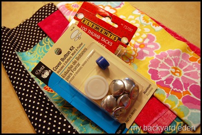 Make Fabric Covered Push Pins
