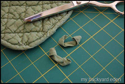 Potholder haircut Potholder haircut
