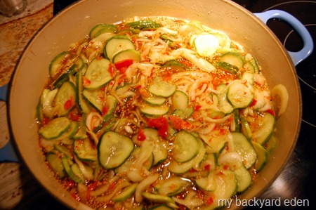 Simmering in the pot