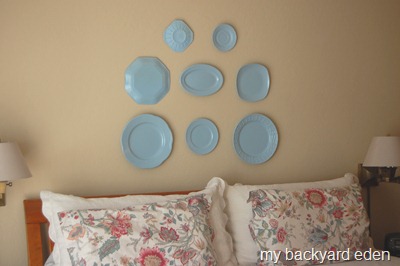 blue plate wall