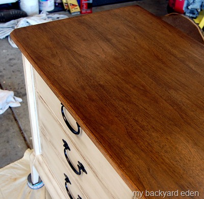 Walnut dresser top
