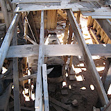 The floor did not seem up to code.  It seems that much of the mill's metal items have been stripped for scrap metal.