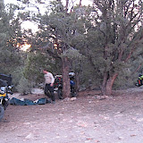 Finally, we find a decent camping spot, with about 20 minutes of daylight to spare.
