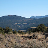 Looking back at the Esmerelda Mine that we toured the previous day.