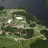 Camporee from airplane