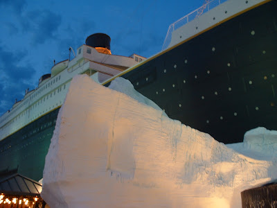 ICEBERG!  I hope the museum is still floating tomorrow.