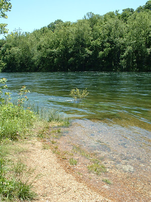 Tons of places to fish and camp.  And the water was crystal clear!