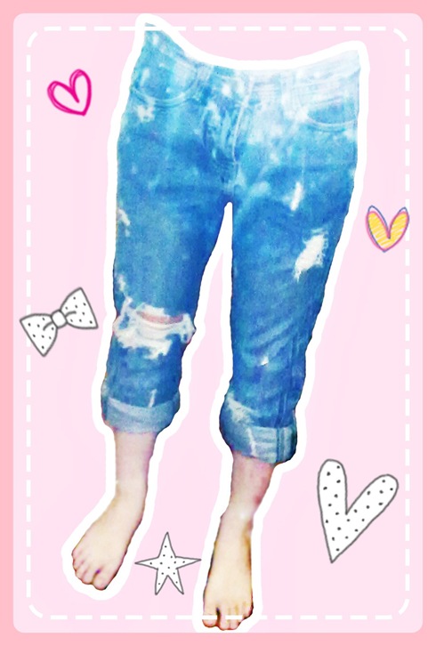 DIY Denim Shorts #1