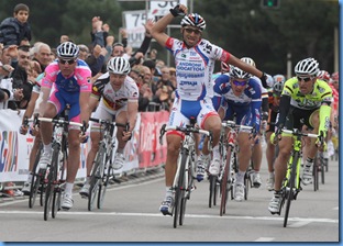Giro di Sardegna 2010 -
5a tappa  Sant'Antioco-Cagliari
 BettiniPhoto©
Alberto Loddo vince la tappa
