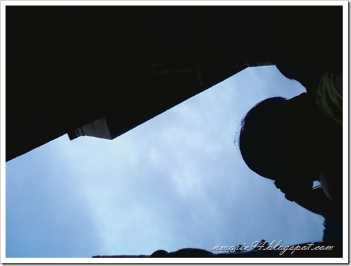 The beautiful blue sky :D