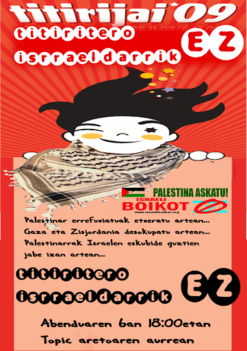 TITIRIJAI SIONISTA ISRAELI BOIKOT