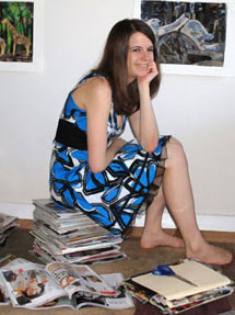 Megan Coyle, collage artist