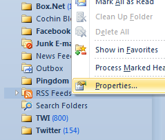 Two Ways To Read Google Reader Items In Outlook 2010