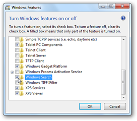 How To Disable Search On Windows 7