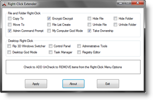 Extend The Ability Of Your Right Click Menu On Windows 7 Using Right Click Extender