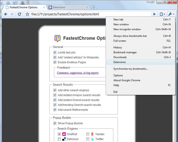 Make Most Out Of Google Chrome Using FastestChrome