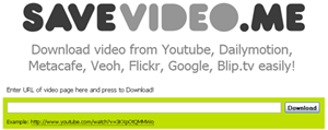 Download Videos From Video Sharing Sites Using SaveVideo.Me