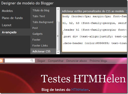 Adicionar CSS Adicionar CSS