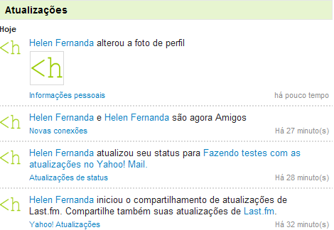 Atualizações Atualizações