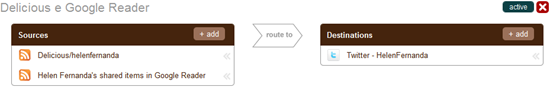 Delicious e Google Reader Delicious e Google Reader