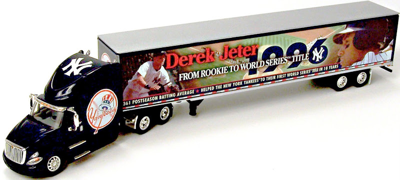 Derek Jeter New York NY Yankees MLB Diecast Tractor Trailer Model 1 64