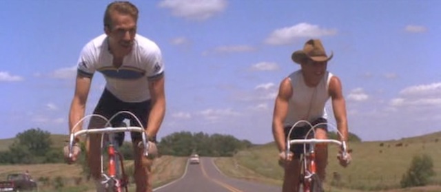 Kevin Costner Ciclista