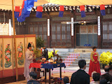 A Korean wedding taking place in Korea House