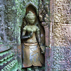 Preah Khan devata of shadows 17 Preah Khan Khmer Temple Goddesses   Devata of the Shadows