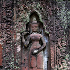  Preah Khan Khmer Temple Goddesses   Devata of the Shadows