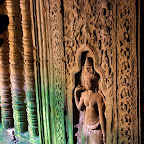 Preah Khan devata of darkness 10 Preah Khan Khmer Temple Goddesses   Devata of Darkness