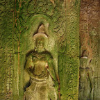 Preah Khan devata of darkness 18 Preah Khan Khmer Temple Goddesses   Devata of Darkness