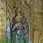 Preah Khan devata of darkness 35 Preah Khan Khmer Temple Goddesses   Devata of Darkness