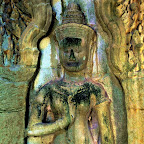  Preah Khan Khmer Temple Goddesses   Devata of Darkness