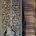Sikhoraphum's southern sacred woman (devata) appears on a pillar with elaborate floral carvings. Read the full story on http://www.devata.org